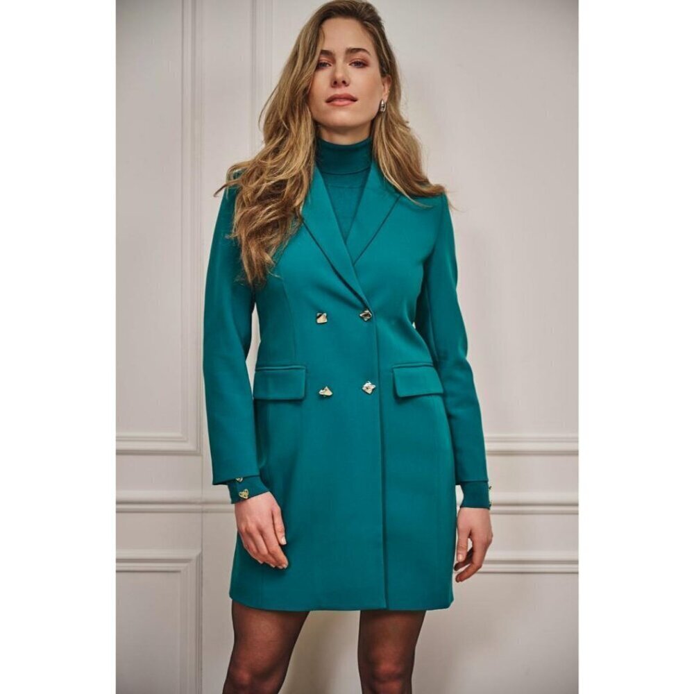 NWT ESQUALO ESTELLE Teal Blazer Dress